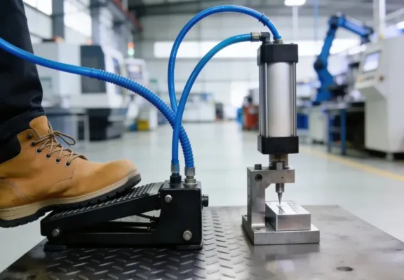 Pneumatic Foot Pedal: How Hands-Free Control Is Redefining Factory Automation