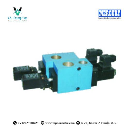 Mercury Air Pneumatic Double Solenoid Valve Suppliers in Noida