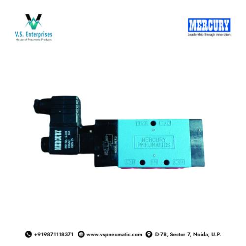 Mercury Air Pneumatic Single Solenoid Valve Suppliers in Noida