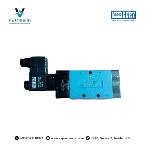 Mercury Air Pneumatic Single Solenoid Valve Suppliers in Noida