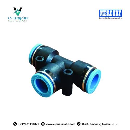 Mercury Pneumatic Equal Tee Suppliers in Noida