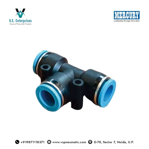 Mercury Pneumatic Equal Tee Suppliers in Noida