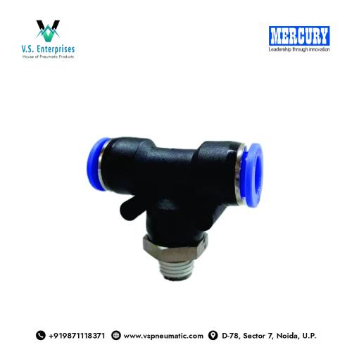 Mercury Pneumatic Male Tee Branch Suppliers in Noida