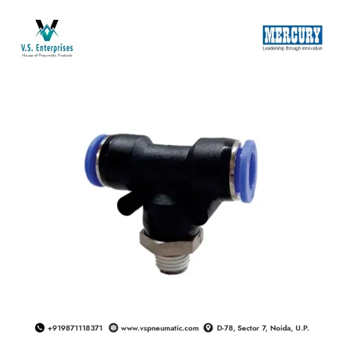 Mercury Pneumatic Male Tee Branch Suppliers in Noida