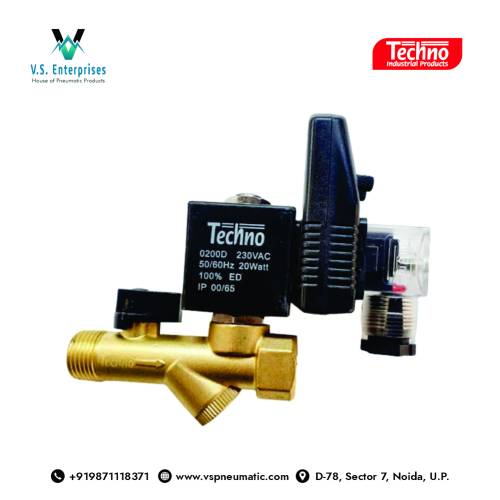Techno Air Pneumatic Auto Drain Valve Suppliers in Noida