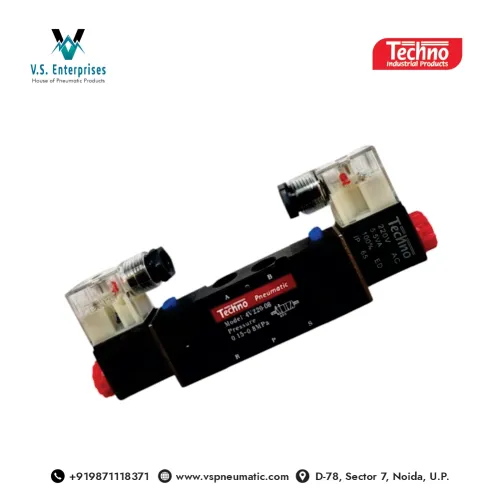 Techno Air Pneumatic Double Solenoid Valve Suppliers in Noida