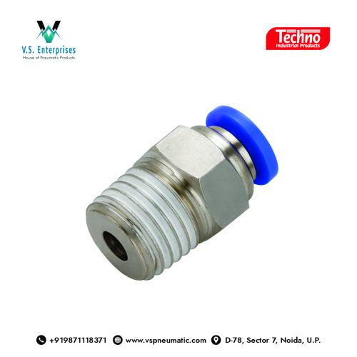 Techno Pneumatic Male Connector Suppliers in Noida