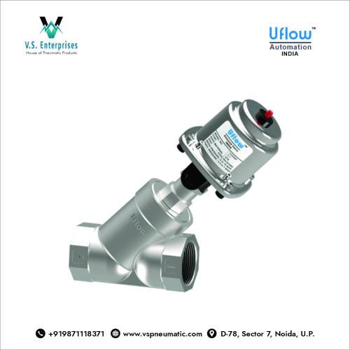 Uflow Air Pneumatic Angle Valve Dealer in Noida