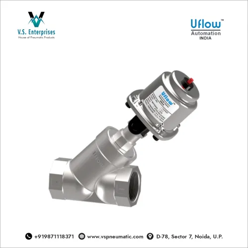 Uflow Air Pneumatic Angle Valve Dealer in Noida