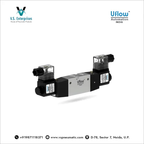 Uflow Air Pneumatic Double Solenoid Valve Dealer in Noida