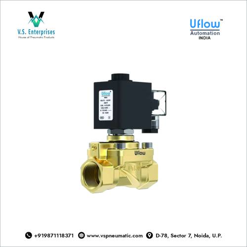 Uflow Air Pneumatic Motorized Solenoid Valve Dealer in Noida