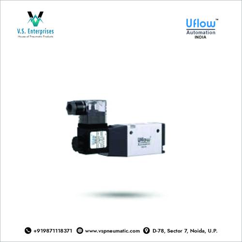 Uflow Air Pneumatic Single Solenoid Valve Dealer in Noida