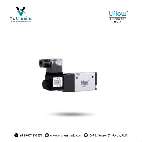 Uflow Air Pneumatic Single Solenoid Valve Dealer in Noida